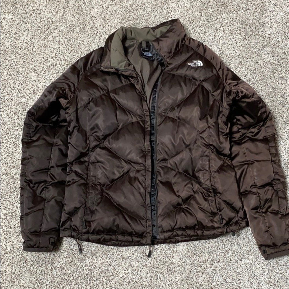 North face brown jacket
